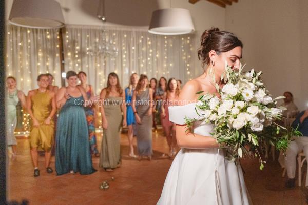 Lancio del bouquet