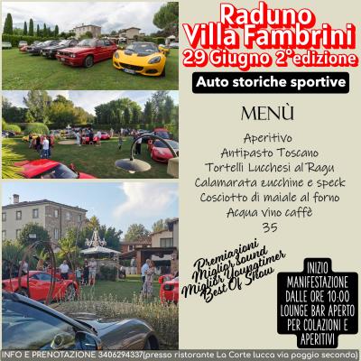 Raduno auto storico sportive 29 Giugno 2025